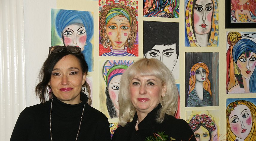 Bild: Anja Br&auml;uer und Christine Dieckmann - T&ouml;chter zweier T&ouml;chter 