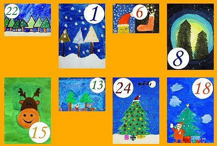 Bild: Adventskalender des Schillergymnasiums