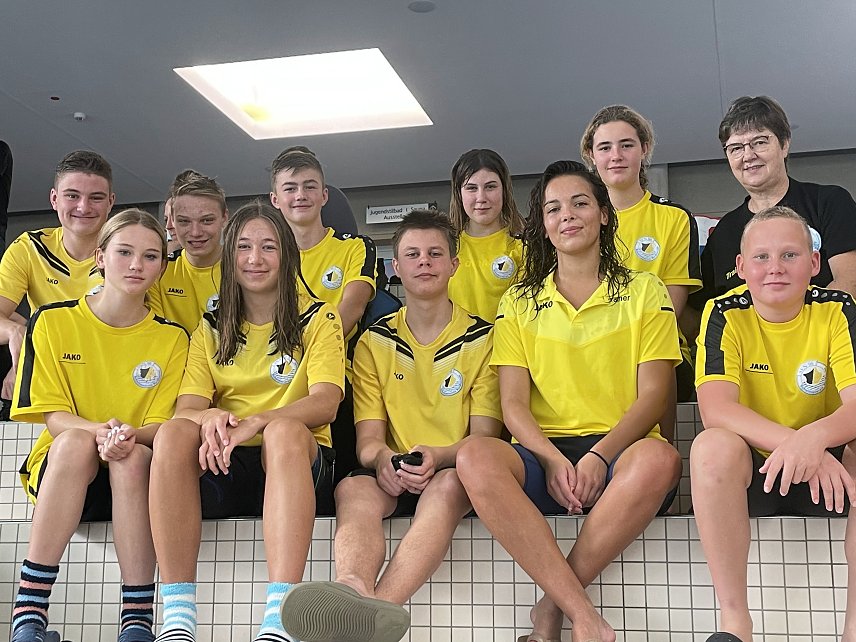Bild: Der Nordh&auml;user Schwimmnachwuchs kam mit guten Leistungen nach Hause