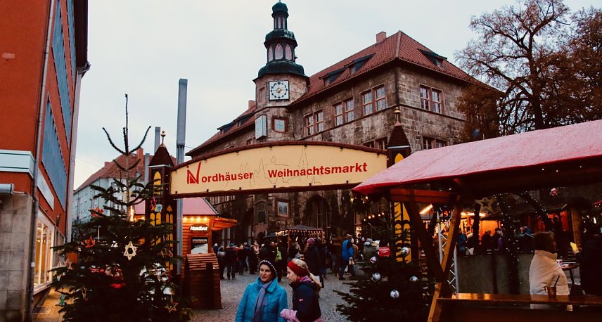 Bild: Der Nordh&auml;user Weihnachtsmarkt wurde heute er&ouml;ffnet