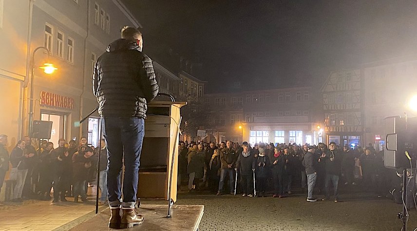 Bild: So wie hier im November wird sich der Neumarkt erst im kommenden Jahr wieder f&uuml;llen
