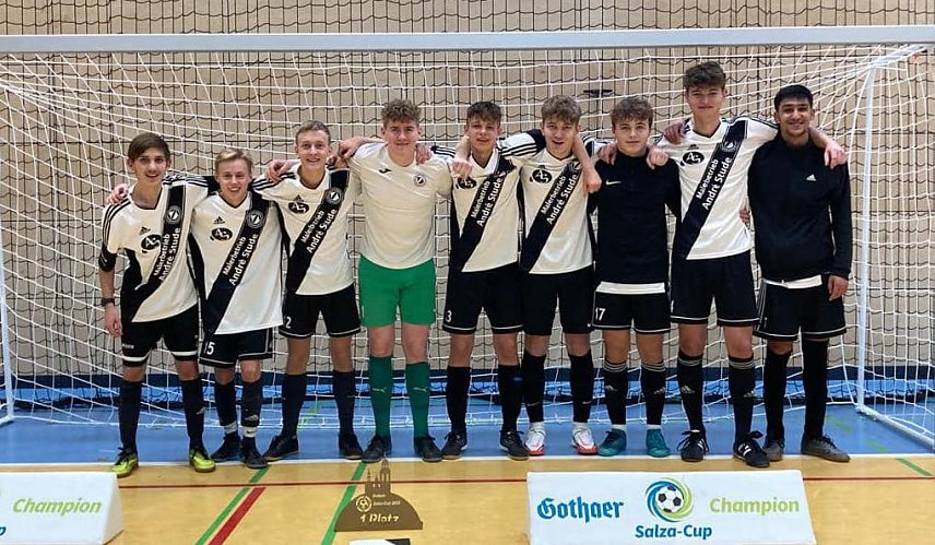 Bild: Die A-Junioren des FSV Preu&szlig;en gewannen heute Abend den Salza-Cup 2022