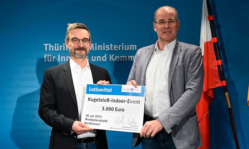 Bild: Lottomittel f&uuml;r das Nordhausen-Indoor am 28. Januar