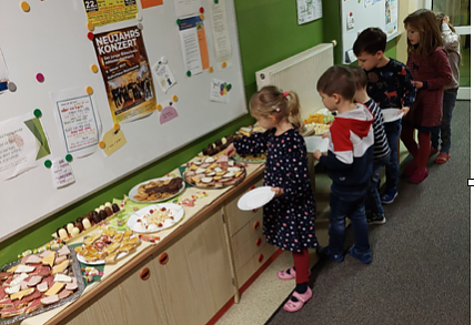 Bild: Neujahrsfr&uuml;hst&uuml;ck in der Kita "Kinderspielkiste"