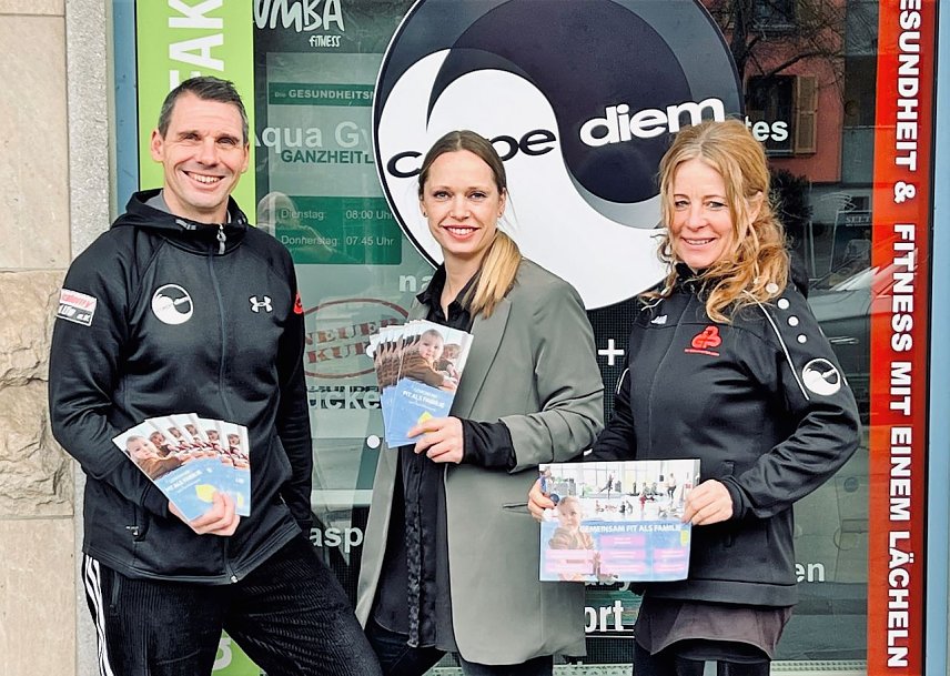 Bild: Das Carpe Diem und der Kreisjugendring haben das Familiensport-Programm ins Leben gerufen