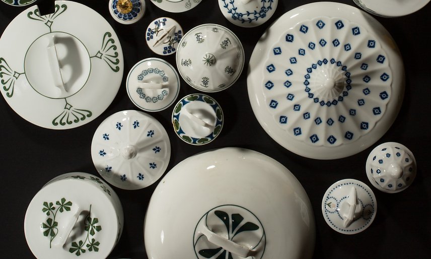 Bild: Deckel in der Sonderausstellung im Tabakspeicher