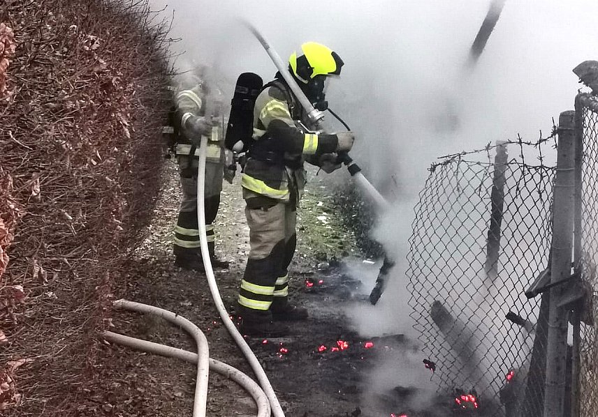 Bild: Laubenbrand am Beethovenring