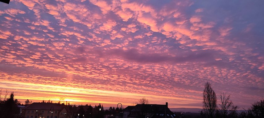 Bild: Sonnenaufgang am Sonntag