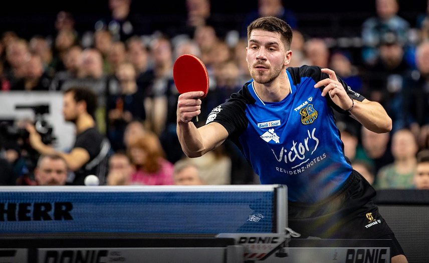 Bild: Patrick Franziska vom 1. FC Saarbr&uuml;cken TT avancierte zum Mtachwinner