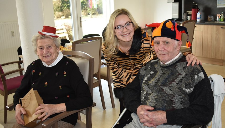 Bild: Fasching in der Tagespflege