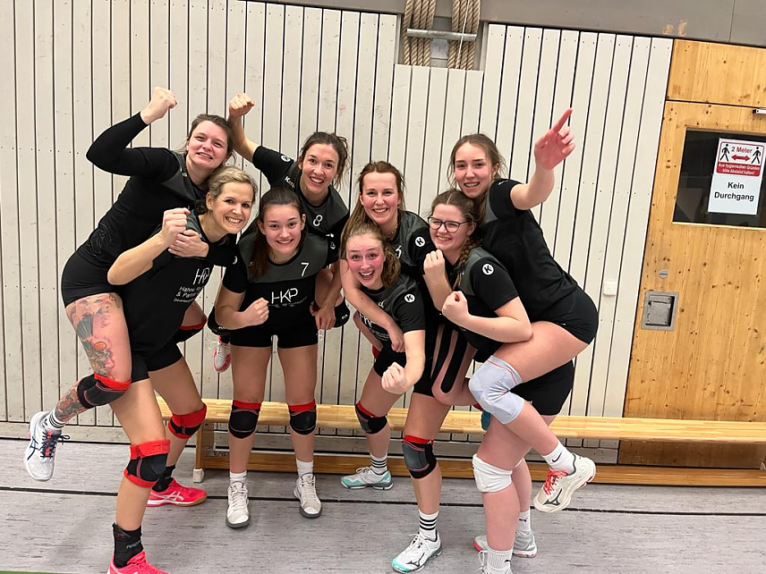 Bild: Die Bleicher&ouml;der Volleyballerinnen laden zum letzten Heimspiel der Saison