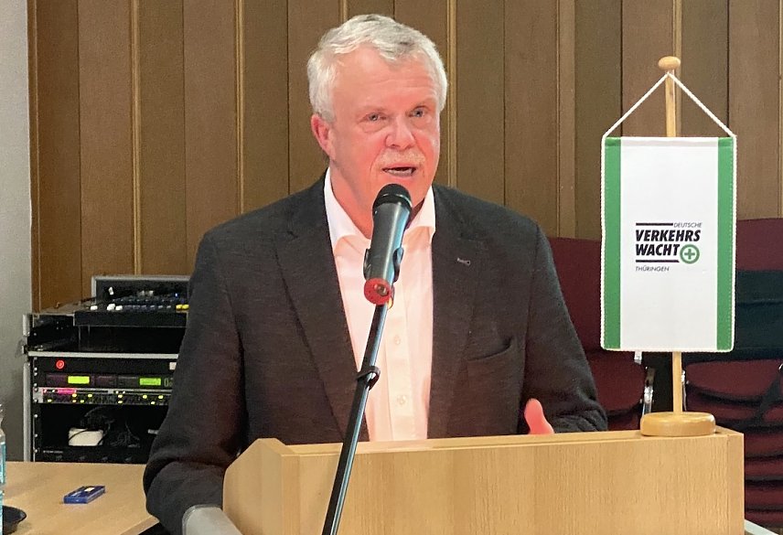Bild: Vereinsvorsitzender Olaf Salomon steht beispielhaft f&uuml;r die erfolgreiche Arbeit der Kreisverkehrswacht