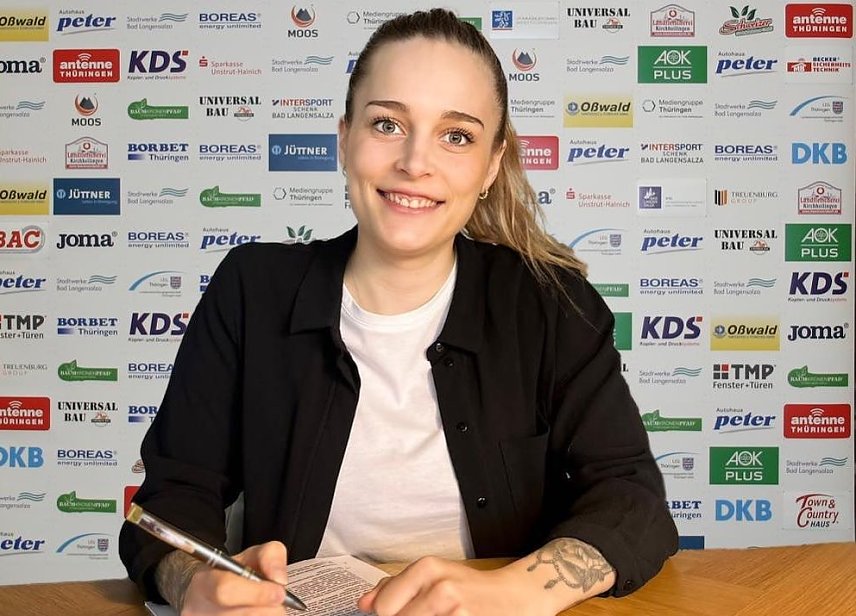 Bild: Diba Eckerle spielt in der n&auml;chsten Saison wieder in Bad Langensalza
