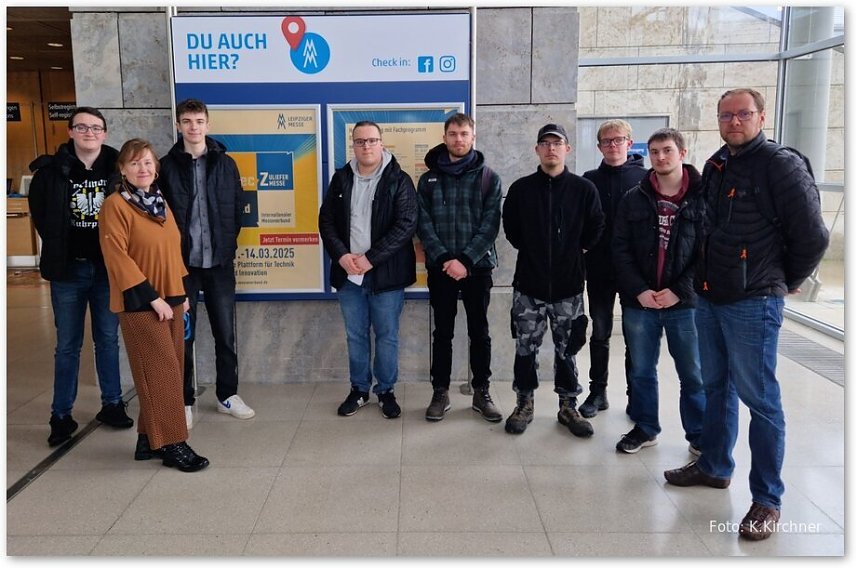 Bild: SBZ Azubis auf Exkursion in Leipzig