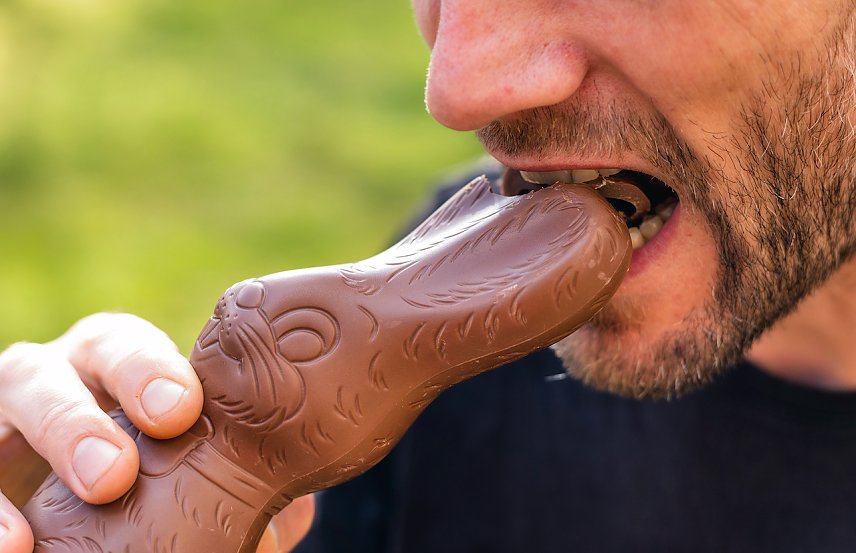 Bild: Mehr Appetit auf Osterhasen als auf Weihnachtsm&auml;nner
