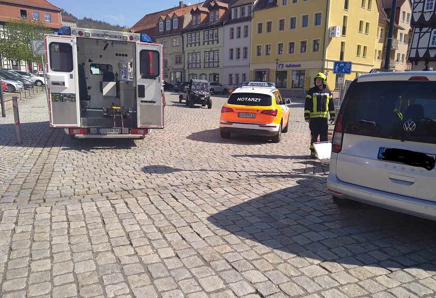 Bild: Unfall in Bad Fraankenhausen