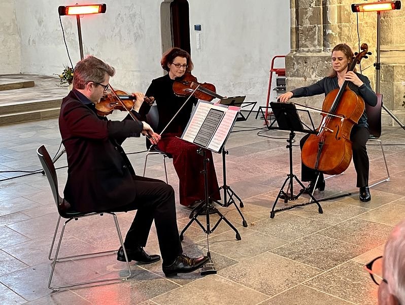 Bild: Das "Arcana - Trio" in der Netzwerkkirche Ellrich