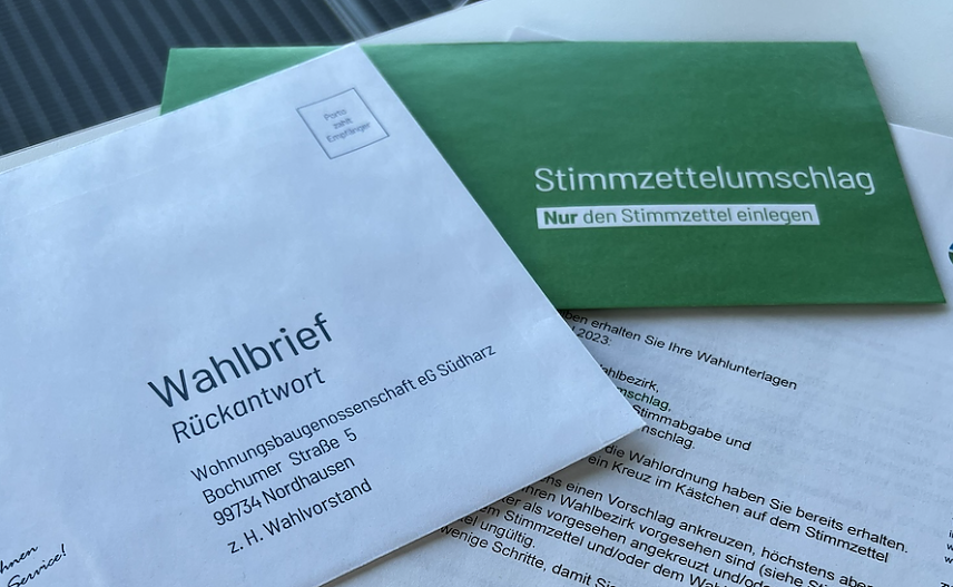 Bild: Die WBG bereitet die Wahl der Vertreterversammlung vor