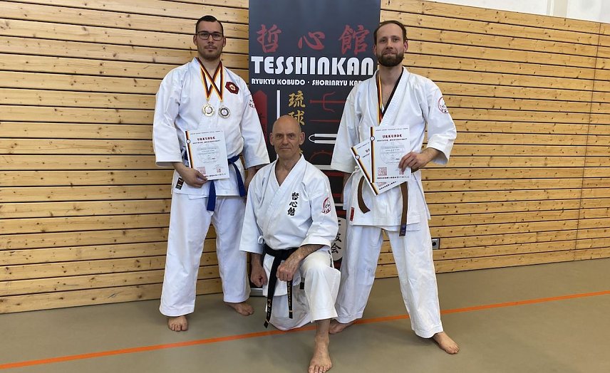 Bild: Erfolgreiche Nordh&auml;user Karateka