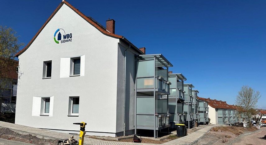 Bild: Wohnblock in der Gartenstra&szlig;e
