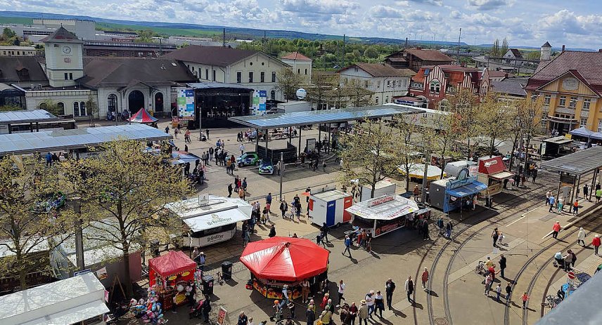 Bild: Bahnhofsfest in Nordhausen