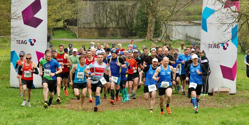 Bild: Am Halbmarathon nahmen zum 9. Harztorlauf 118 Starterinnen und Starter teil