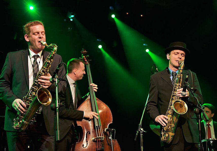 Bild: "The toughest Tenors" sind demn&auml;chst in der Jazzmangel zu Gast
