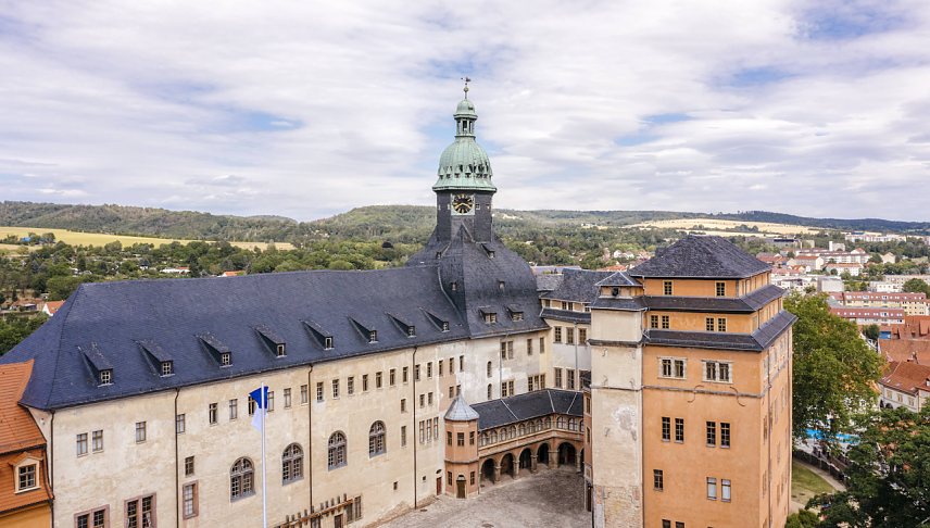Bild: Nord-, Ost- und S&uuml;dfl&uuml;gel von Schloss Sondershausen