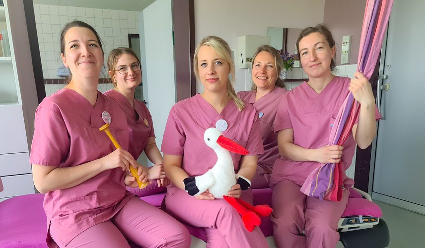 Bild: Hebammen im S&uuml;dharz Klinikum