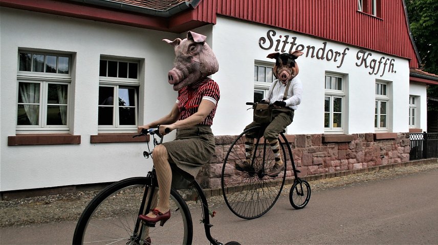 Bild: Herr Eber und Frau Sau