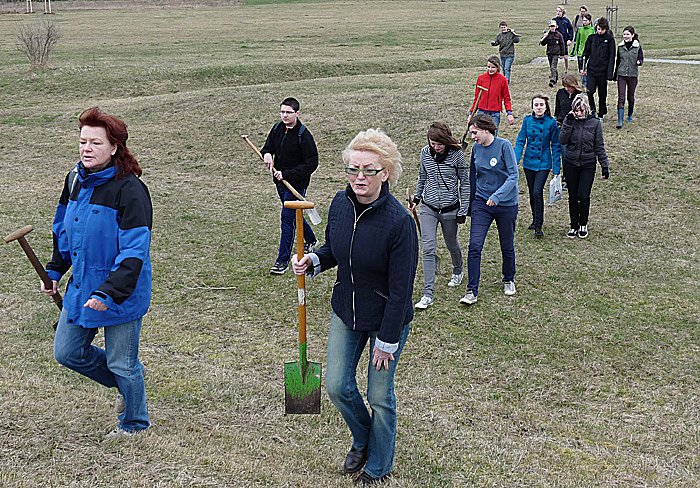 Bild: Baumpflanzung Bad Frankenhausen