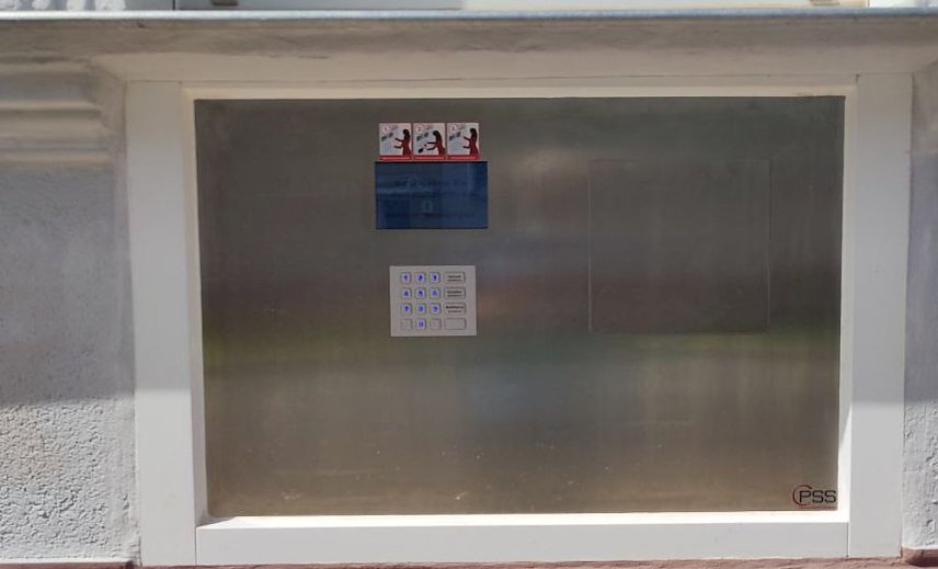 Bild: Automat an der Apotheke am Theater