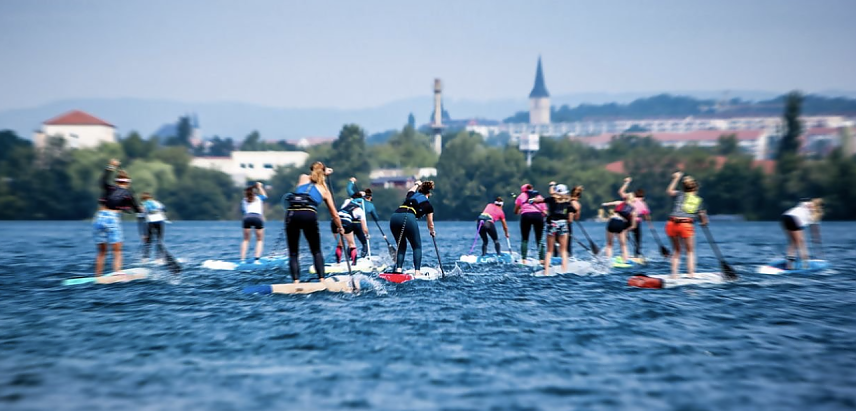 Bild: Der 3. Nordh&auml;user SUP-Cup am Sundh&auml;user See soll in diesem Jahr neben Profis auch Hobby-Paddler und Neugierige locken