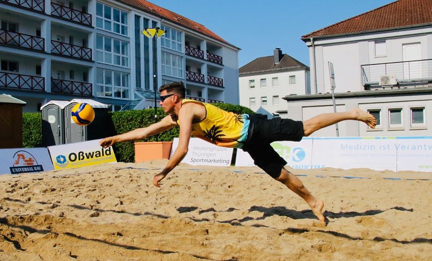 Bild: Dominik Rieger vom SVC wird das Turnier moderieren und hat auch selber ein paar Spiele zu absolvieren