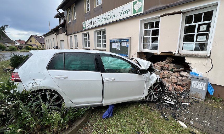 Bild: Tragischer Unfall heute Nachmittag bei Auleben