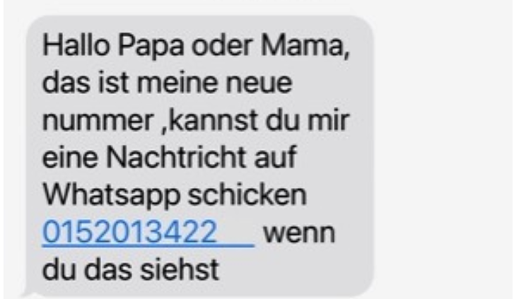 Bild: Trickbetr&uuml;ger versuchen auch &uuml;ber Messenger an ihre Opfer zu kommen