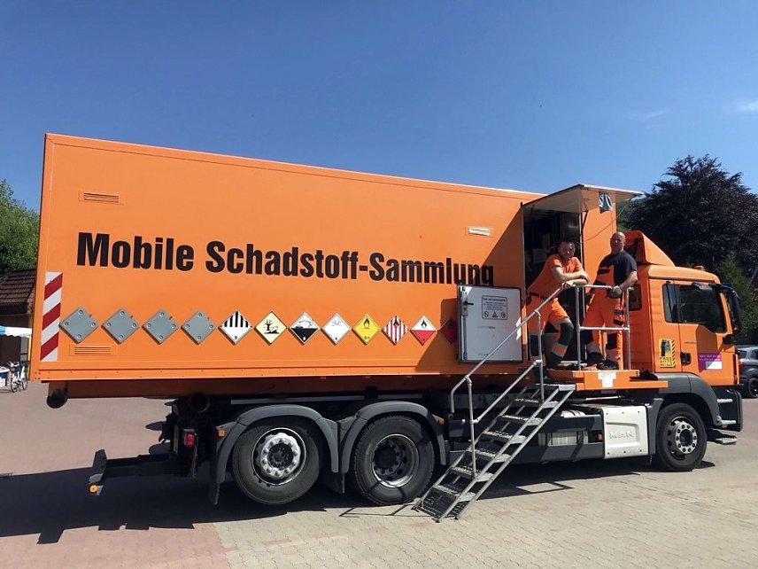 Bild: Das Schadstoffmobil des Landkreises Nordhausen