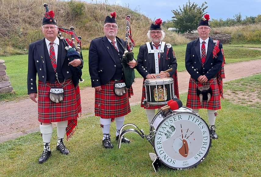 Bild: Pipes and Drums aus Sondershausen