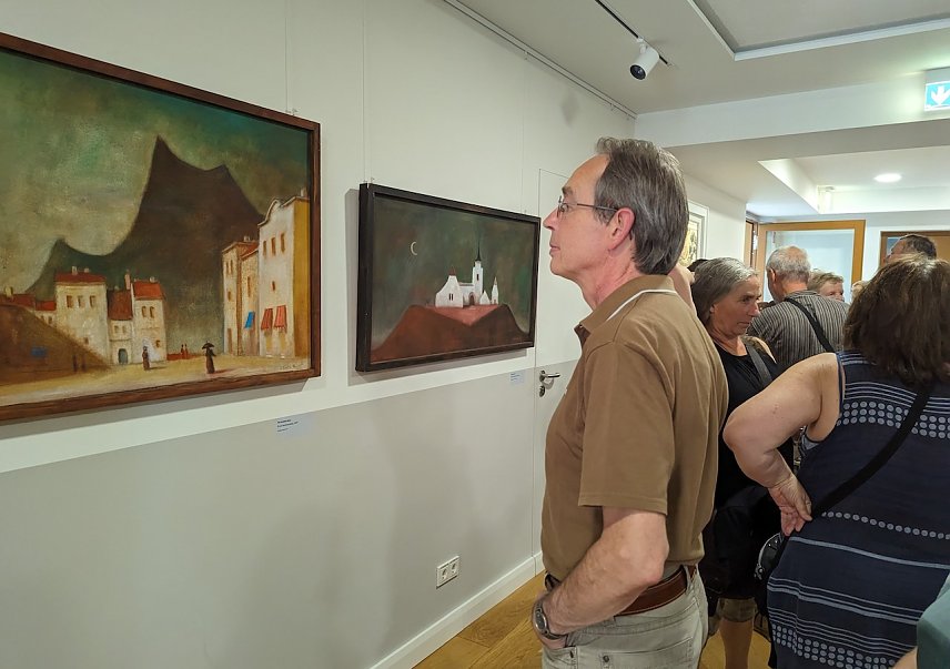 Bild: G&uuml;nther Jahn Sonderausstellung im Sondersh&auml;user Rathaus 