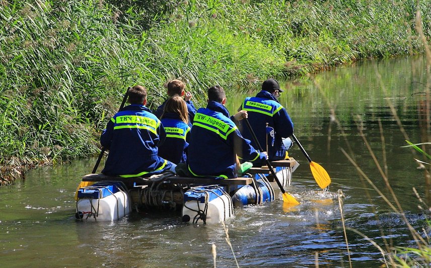 Bild: Wipperregatter zum 140-j&auml;hrigen Jubil&auml;um der Feuerwehr Sondershausen-Mitte