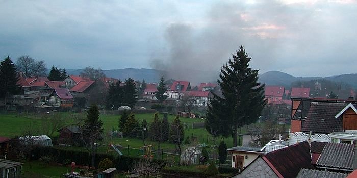 Bild: Brand in Ellrich