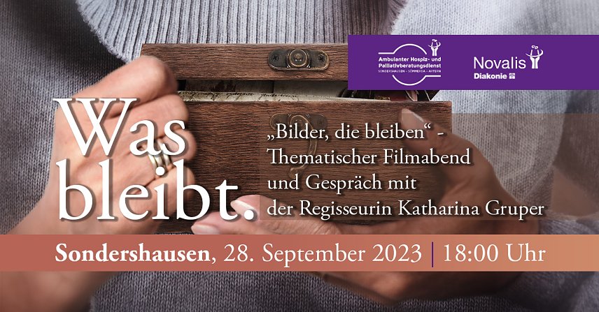 Bild: Ausstellung "Was bleibt." des Novalis Diakonievereins