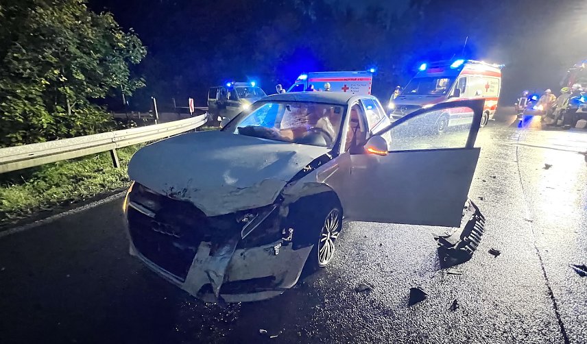 Bild: Unfall am Abend