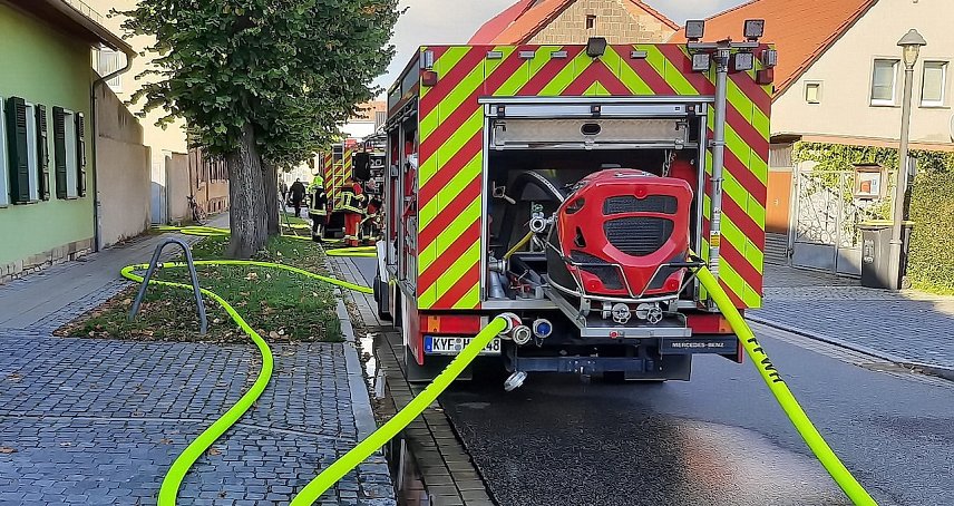 Bild: Feuerwehreinsatz bei Schupenbrand gestern Nachmittag