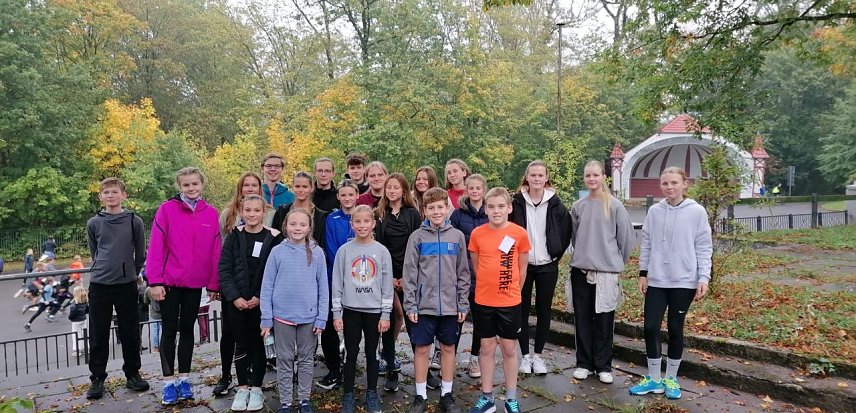 Bild: Das Schiller-Gymnasium war beim Kreiscrosslauf gut vertreten