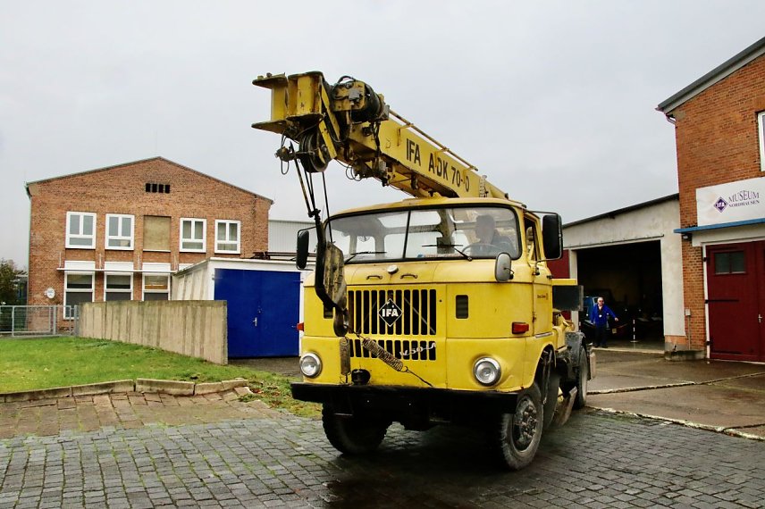 Bild: Neuzugang f&uuml;r das IFA Museum: der ADK 70 aus dem Deuna Werk der Dyckerhoff GmbH