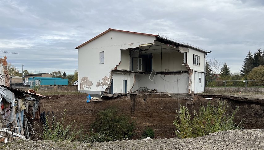Bild: Erdfall in Salza