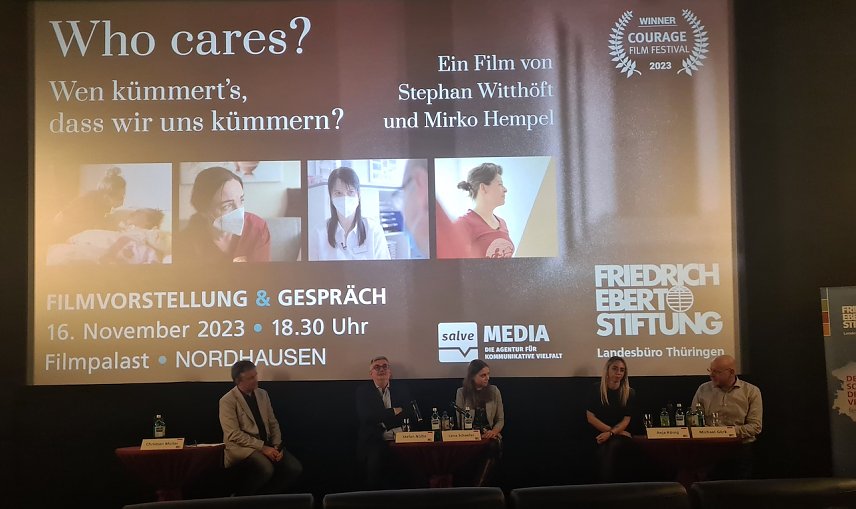 Bild: Film mit anschlie&szlig;ender Diskussion gestern in Nordhausen