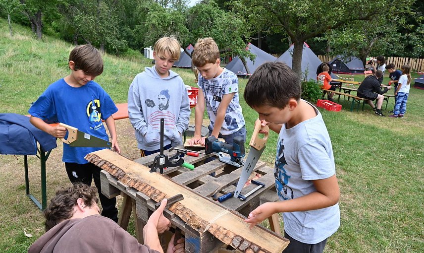 Bild: Spiel, Spa&szlig; und Lehrreiches gibt es f&uuml;r die Kids allj&auml;hrlich beim KILA Handwerkercamp