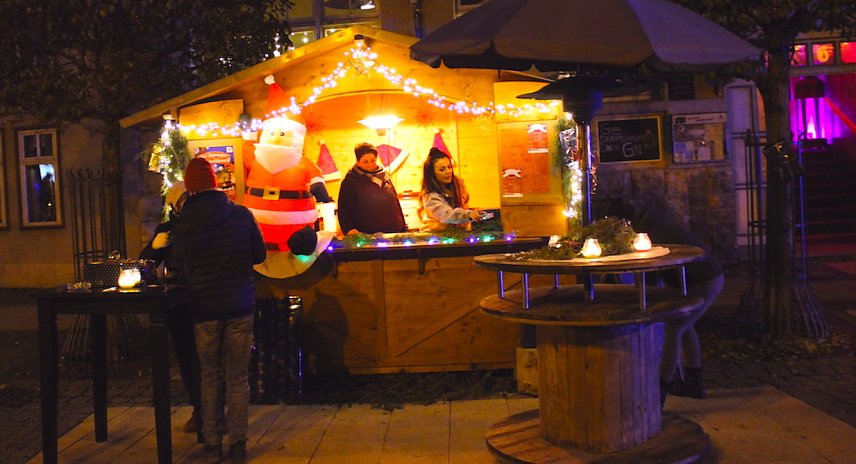 Bild: Momentaufnahme vom Langensalzaer Weihnachtsmarkt 2022